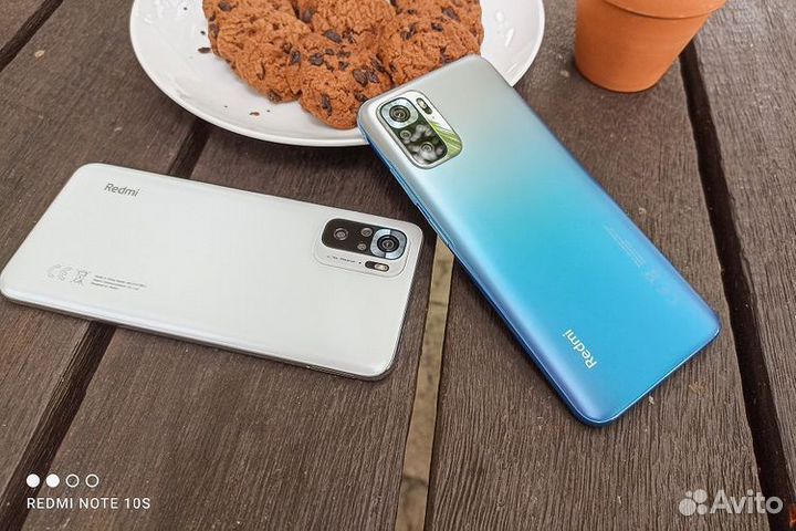 Xiaomi Redmi Note 10S NFC, новый, 6/128gb, голубой
