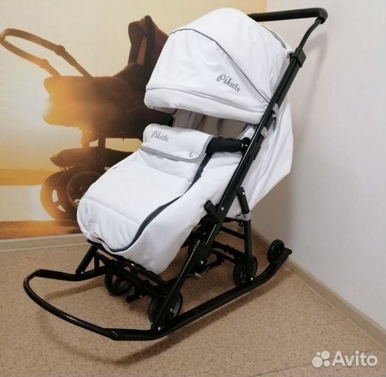 Санки коляска (новые) Pikate Nika Galaxy