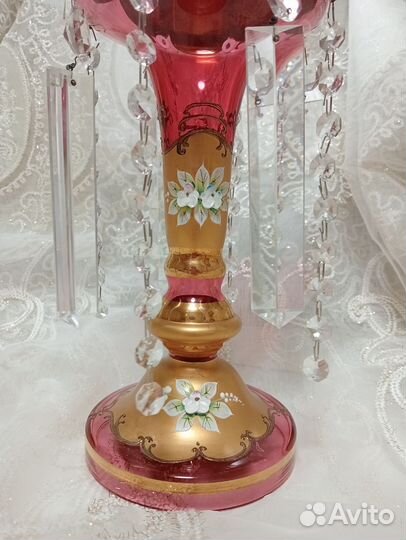 Статуэтка Богемия, ваза для сухих цветов