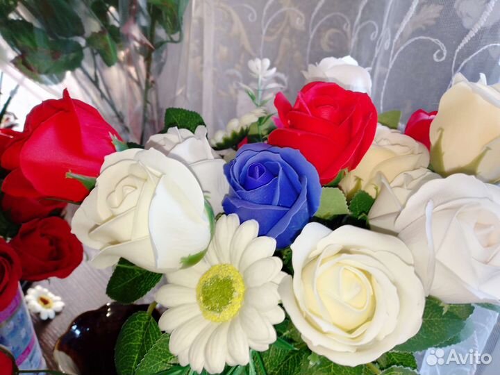 Мыльные розы букеты