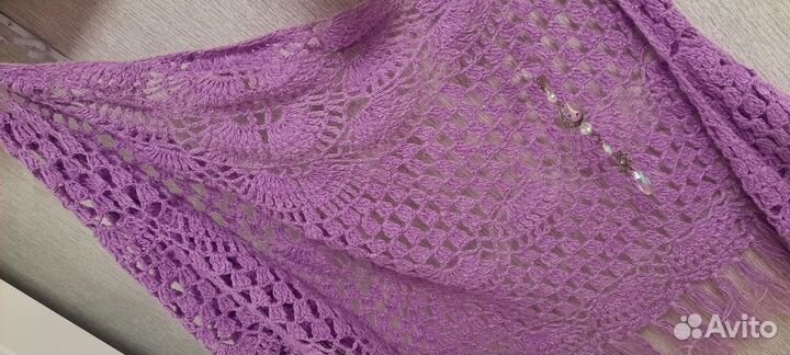 Шаль ажурная