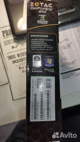 Видеокарта Zotac GeForce 210