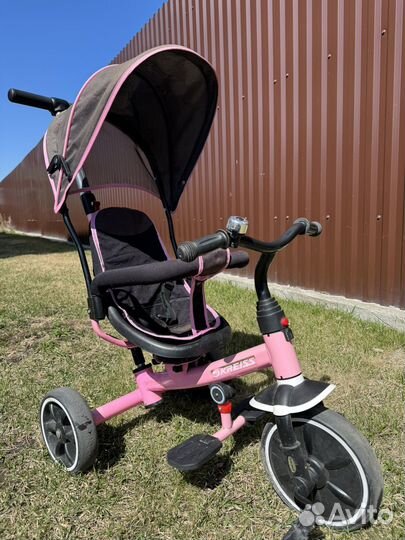 Велосипед трехколесный с ручкой