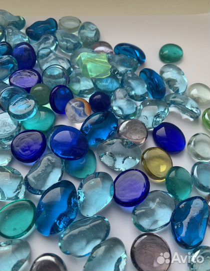 Грунт цветной для аквариума, декор