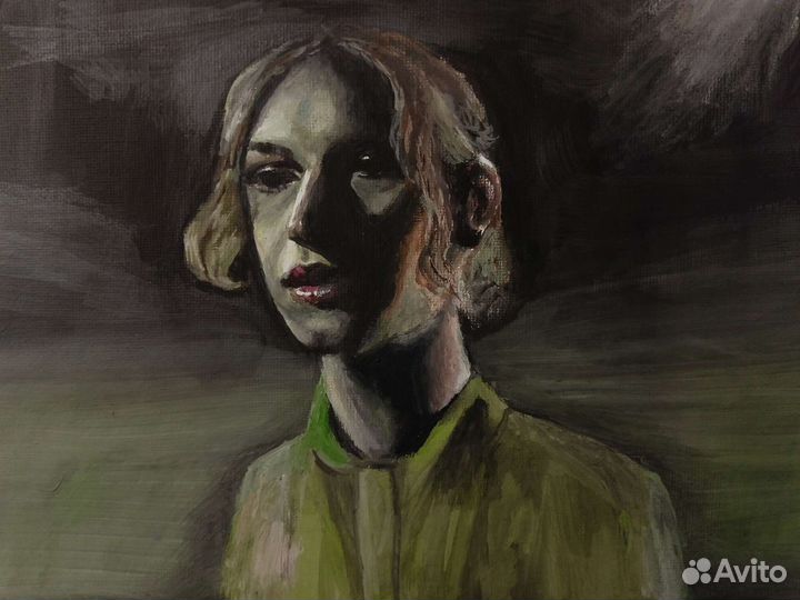 Картина.Гуашь.Холст