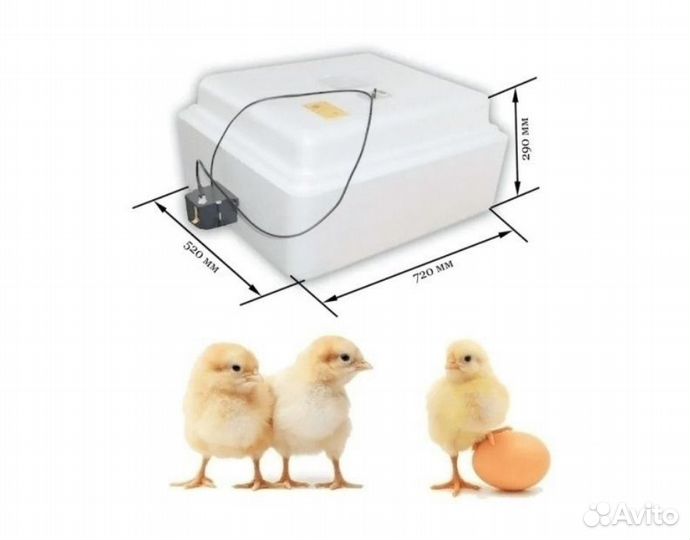 Инкубатор автоматический на 63 яйца