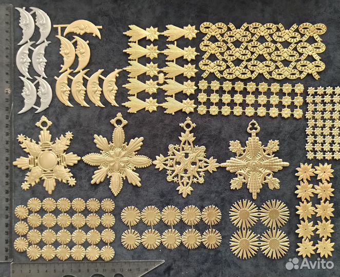 Золотой и серебряный дрезденский картонаж