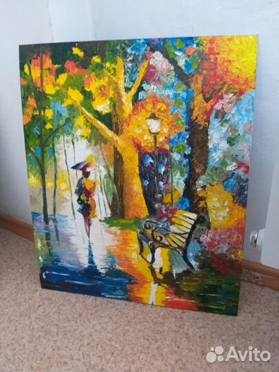 Работа маслом