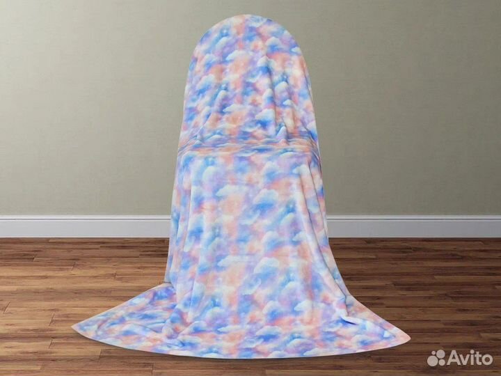 Детский плед новый 100*140 из велсофта