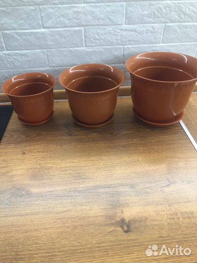Набор горшков для цветов