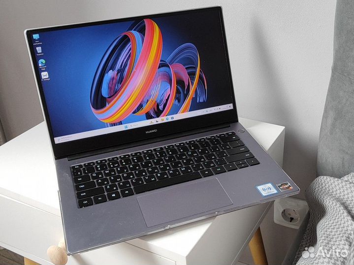 Ноутбук huawei matebook d 14 256 гб, Ryzen 5, Gray