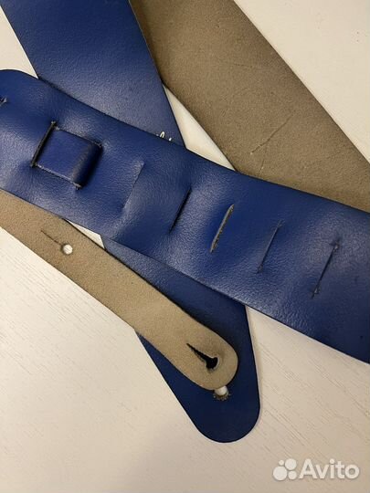 Ремень синий для гитары Dean Markley Винтаж