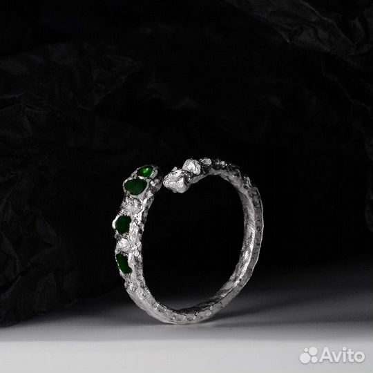 Кольцо серебряное