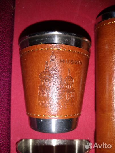 Подарочный набор фляжка и рюмки