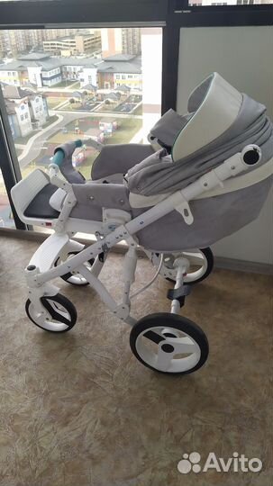 Коляска 2 в 1 Adamex monte carbon d30