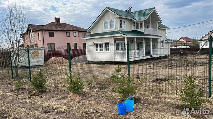 Забор из 3д сетки под ключ