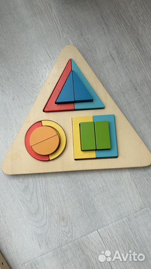 Пазл - сортер деревянный