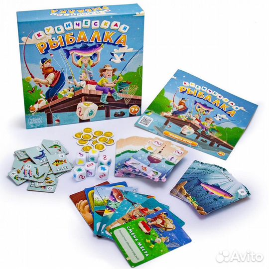 Настольная игра ND play 294023 Кубическая рыбалка