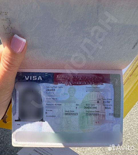 Виза в США (Бот входит в стоимость)