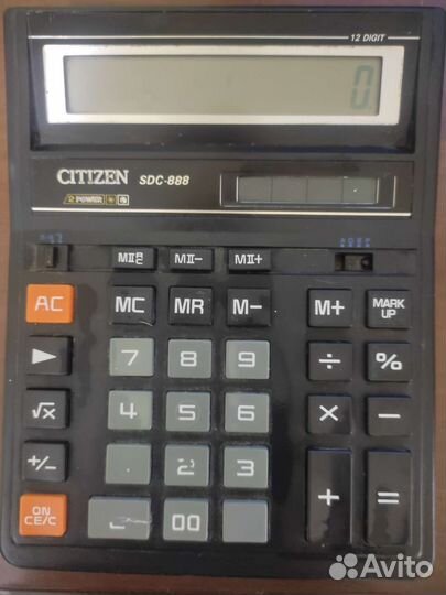Калькулятор citizen SDC-888 бу