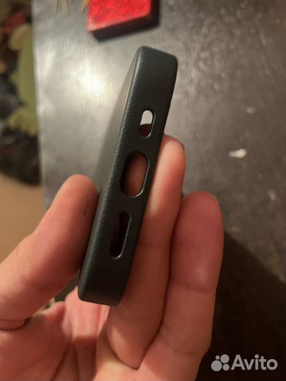 Кожаный чехол айфон 12 оригинал
