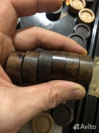 Фишки для нард корень ореха,сувель клен