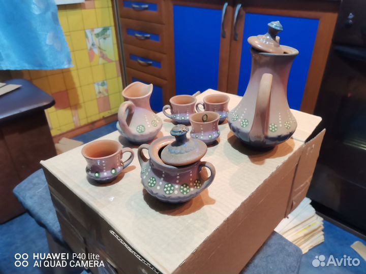 Набор глиняной посуды