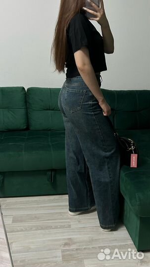 Джинсы широкие р.42-48