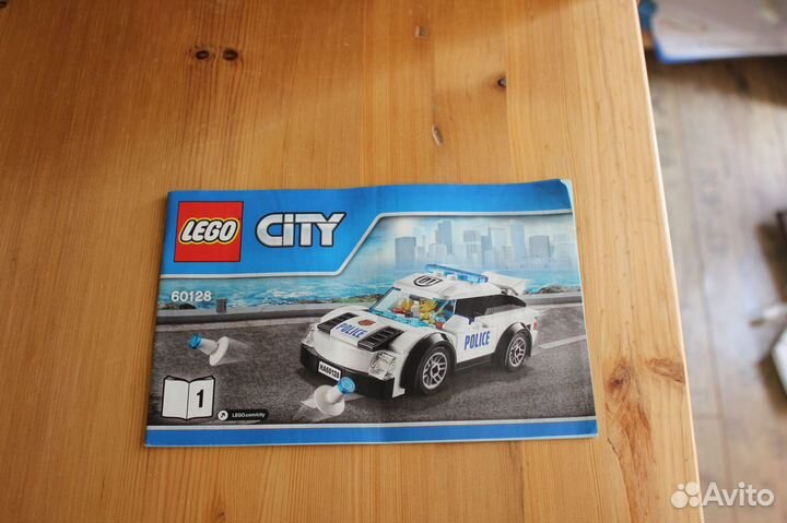 Lego city - 7741 Полицейский вертолет 60128 Погоня