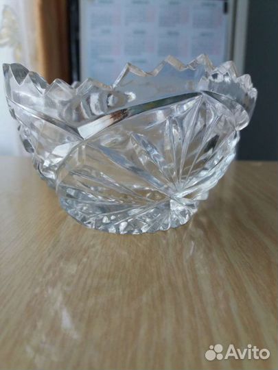 Набор хрустальных вазочек СССР