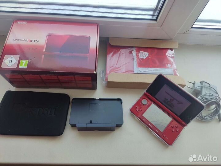 Прошитая Nintendo 3DS Red 32Gb+игры