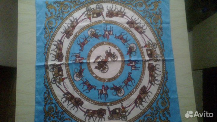 Платок/шарф винтажный 70см х 75см СССР