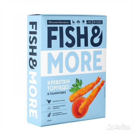 Креветки Торпеда в панировке