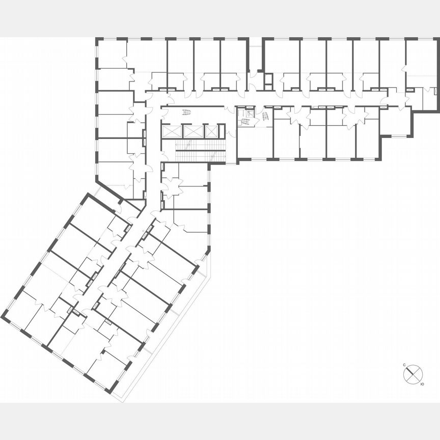 1-к. апартаменты, 45,6 м², 2/10 эт.