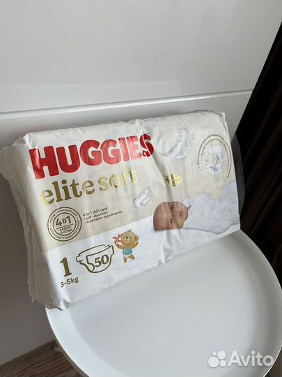 Huggies elite soft трусики 1, 3, 4