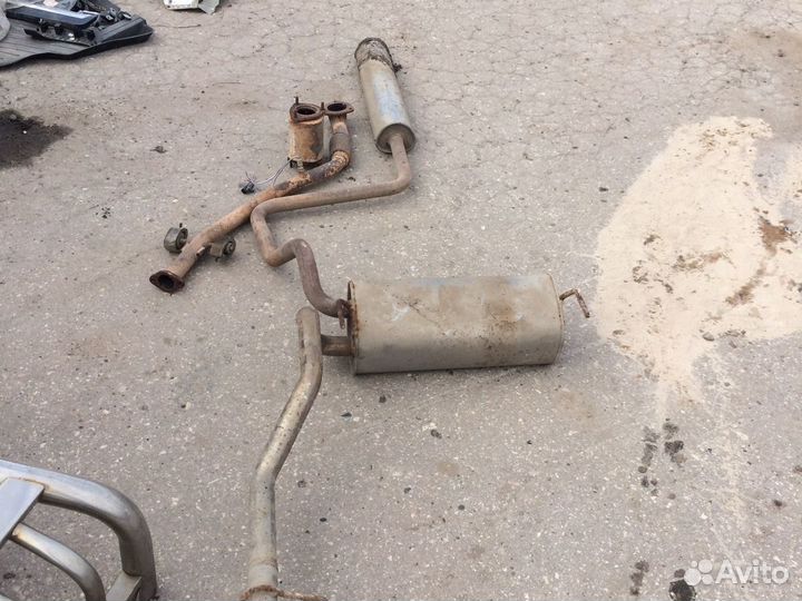 Глушитель с резонатором на Chevrolet Cruze