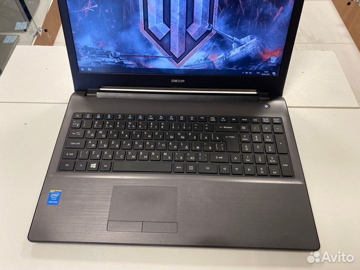 Ноутбук Dexp 15.6 (4 ядра/ 4gb ram)