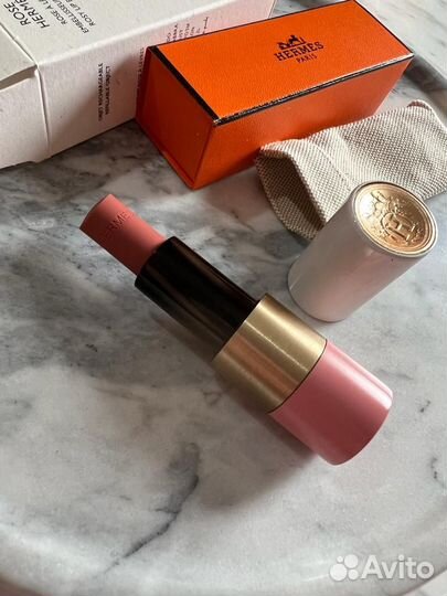 Hermes бальзам для губ Rose Tan