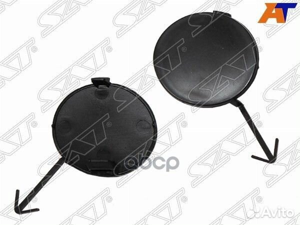 Заглушка в бампер hyundai solaris 14-17 под крюк