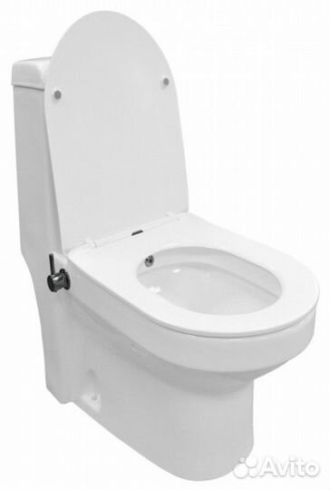 Унитаз-компакт Azario Brusco AZ-1085B с крышкой-сиденьем микролифт