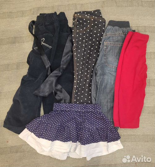 Одежда для девочки от 9 мес. до 2 лет пакетом