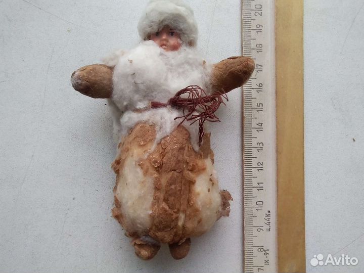 Ватные елочные игрушки СССР