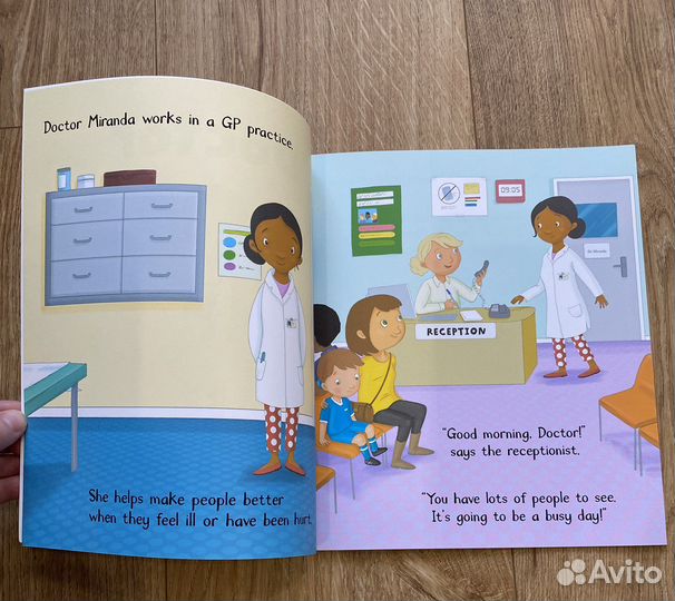 Новая английская книга Busy People Doctor