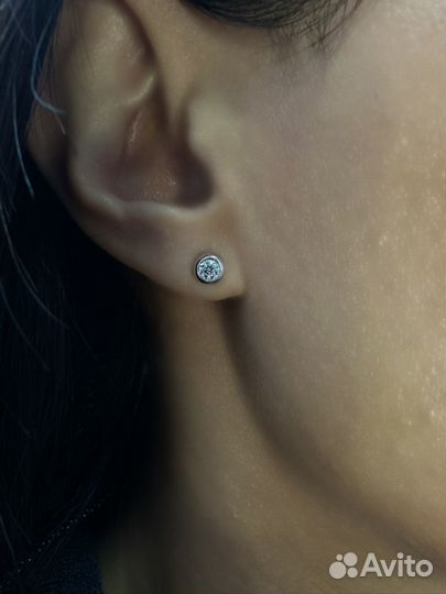 Золотые серьги-пусеты бренда Gianni Lazzaro