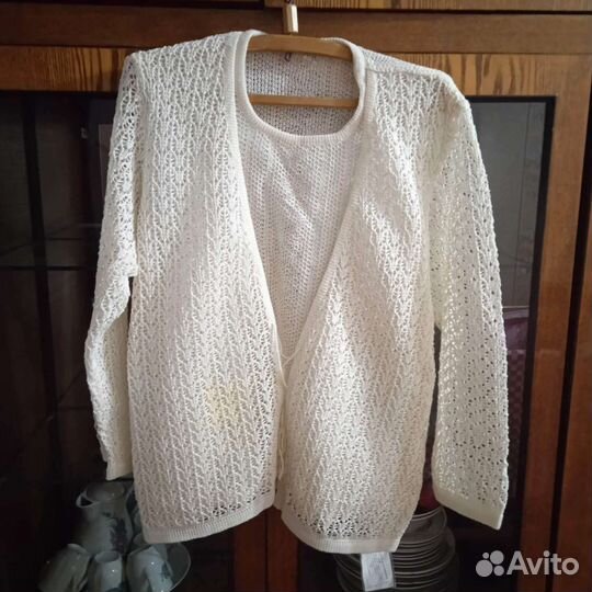 Льняная кофта новая