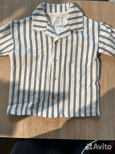 Детская рубашка из хлопкового джерси H&M