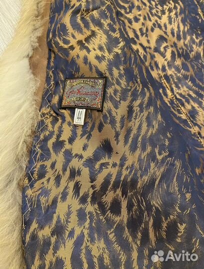 Меховая жилетка из лисы