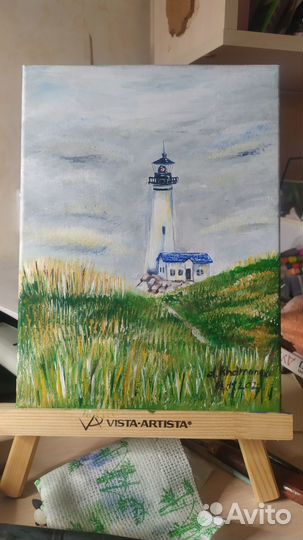 Картина акрилом на холсте