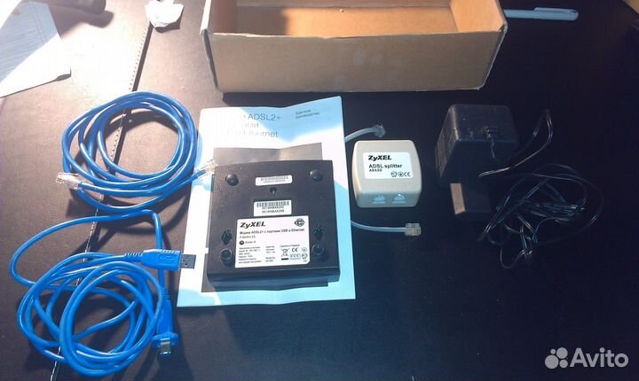 Модем Zyxel adsl2+ USB + Ethernet P660RU EE