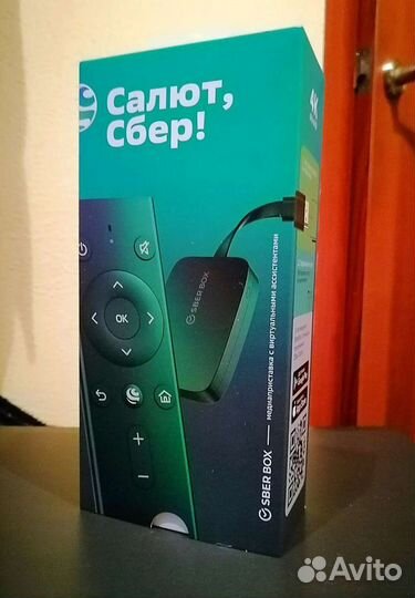 Smart тв приставка Sberbox/Сбербокс/Сберсалют